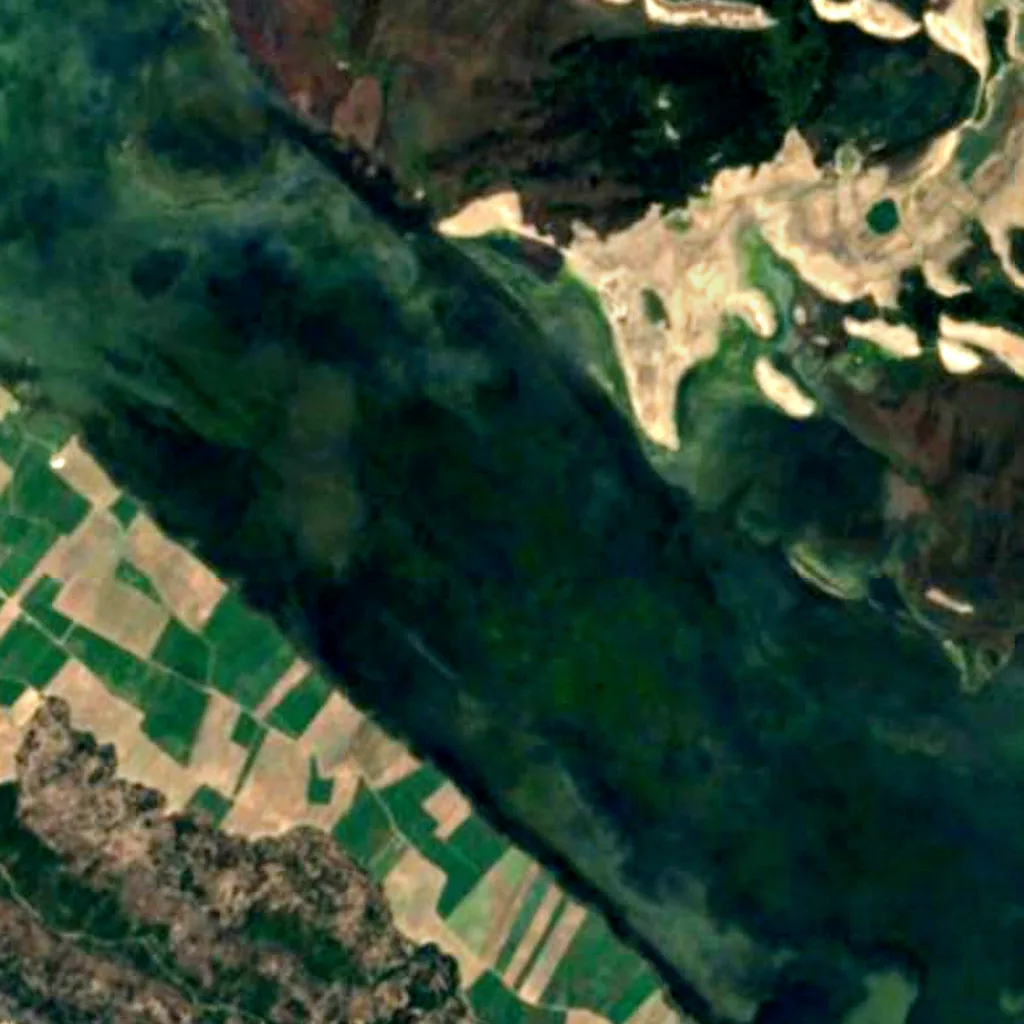 Akyatan Lagoon seen from above (Sentinel-2)
