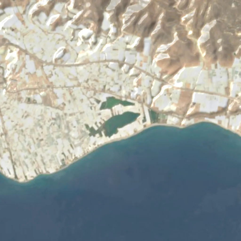 Albufera de Adra seen from above (Sentinel-2)
