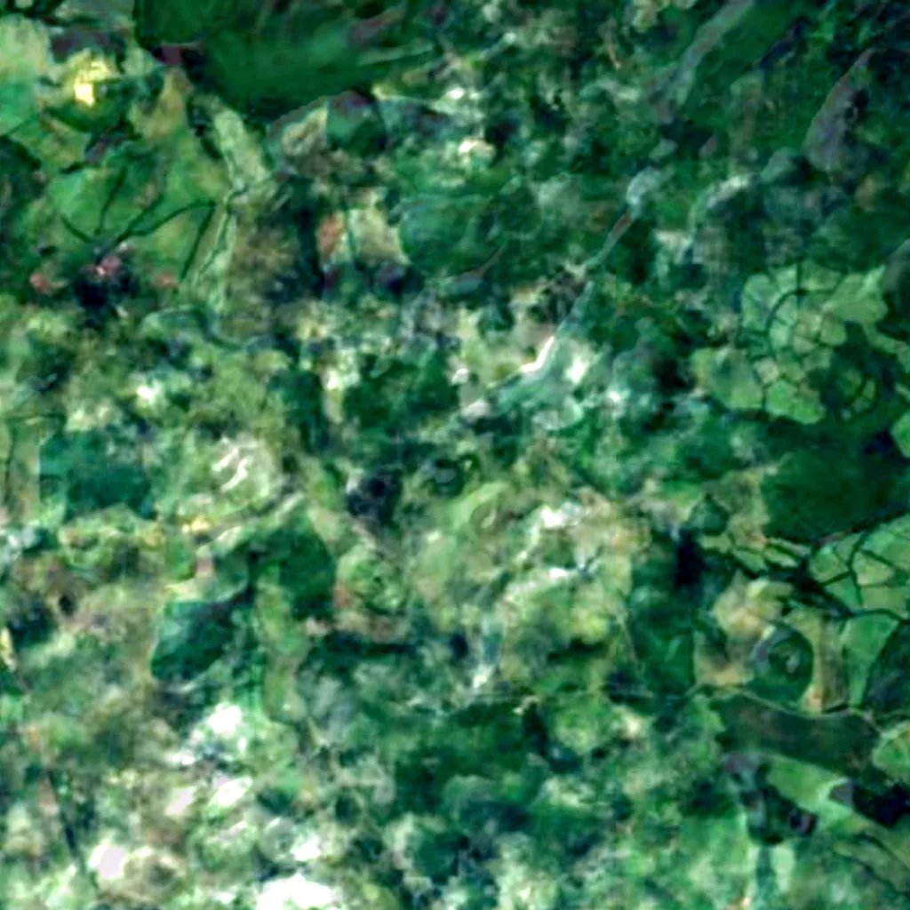 Algar do Carvão seen from above (Sentinel-2)