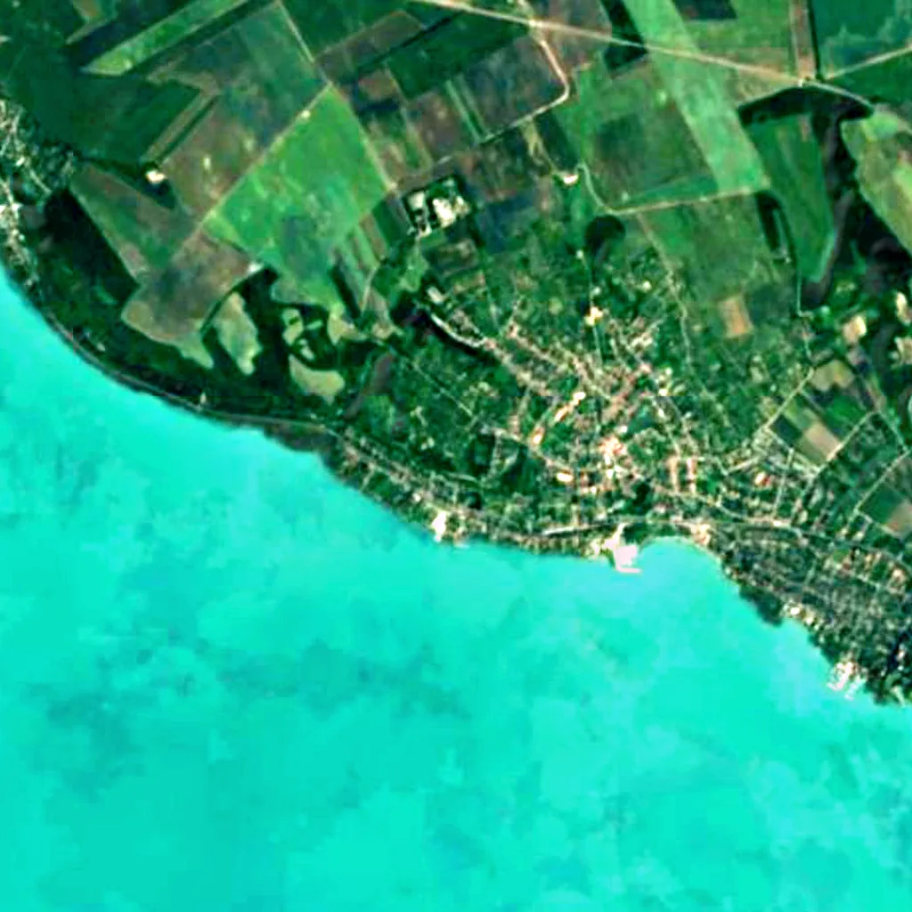 Balatonkenesei Tátorjános seen from above (Sentinel-2)