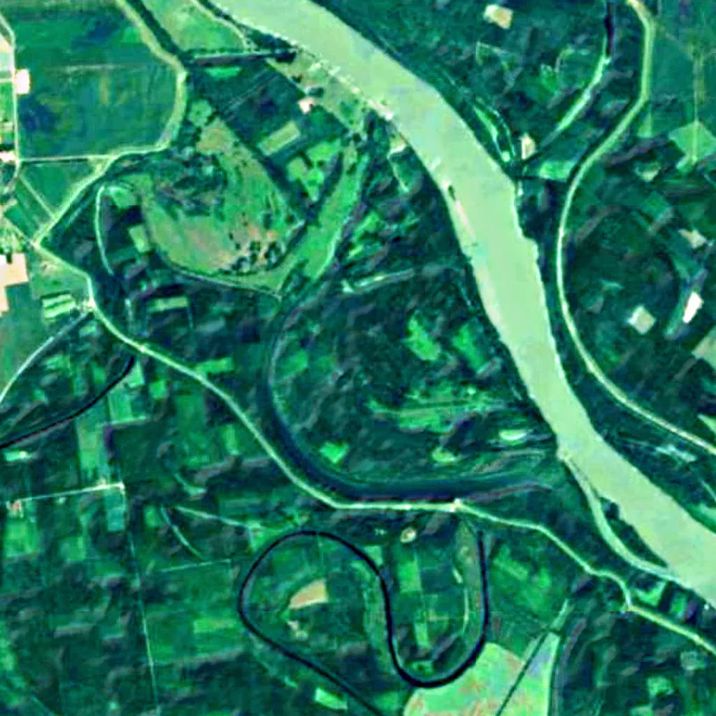 Béda-Karapancsa seen from above (Sentinel-2)