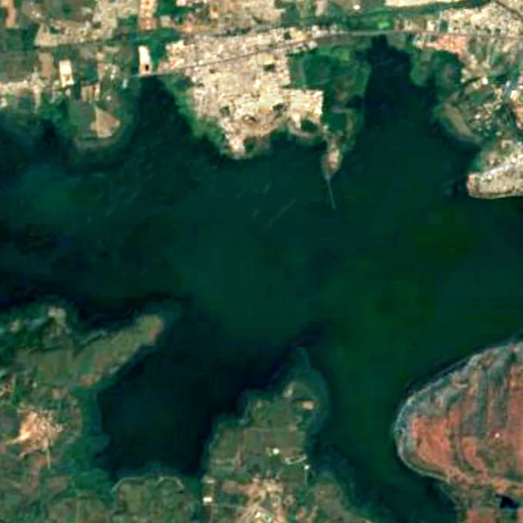 Bhojtal seen from above (Sentinel-2)