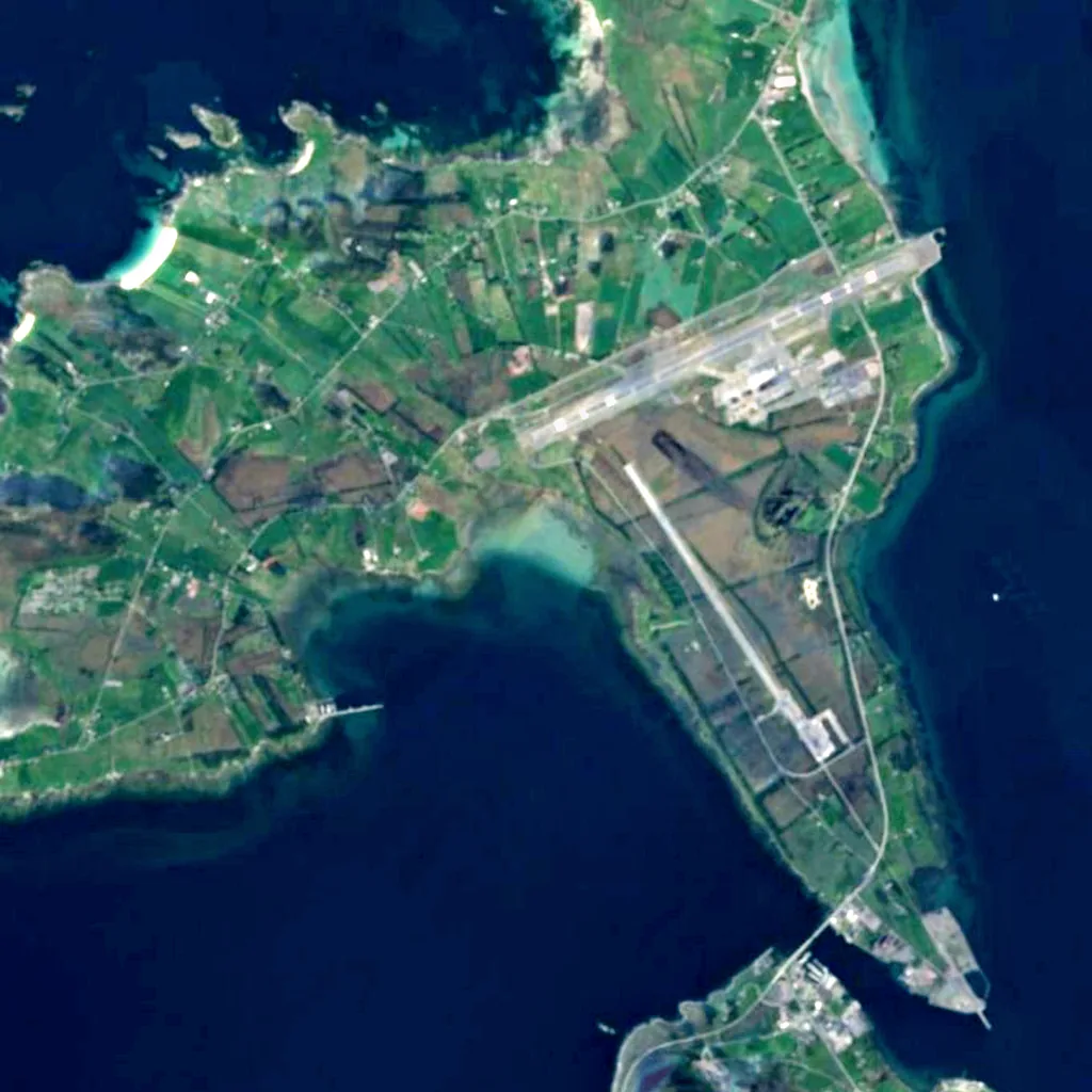 Blindheimsvik Wildlife Sanctuary seen from above (Sentinel-2)