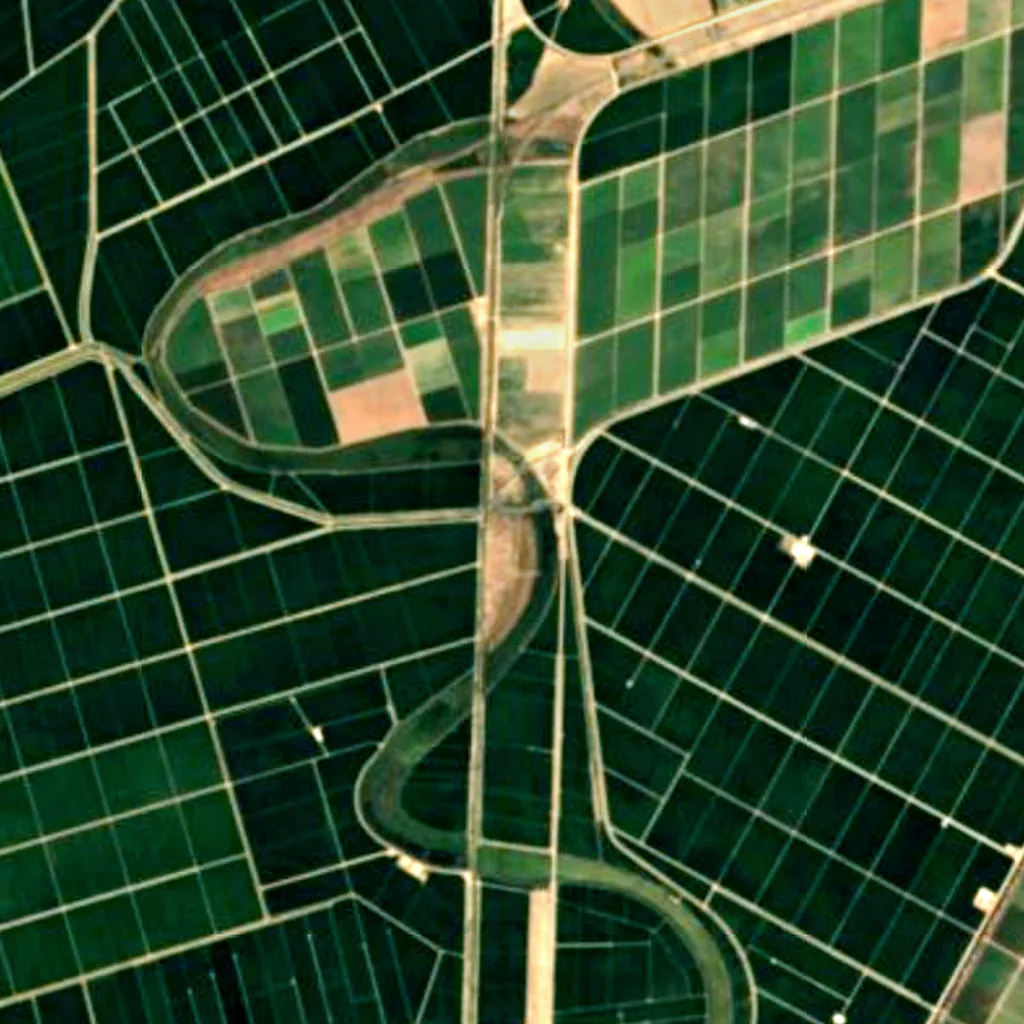 Brazo del este seen from above (Sentinel-2)
