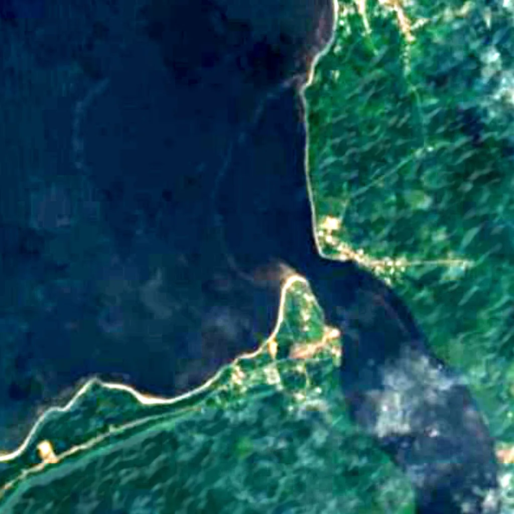 Campo River seen from above (Sentinel-2)
