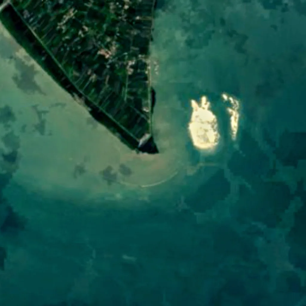 Cape Piai seen from above (Sentinel-2)