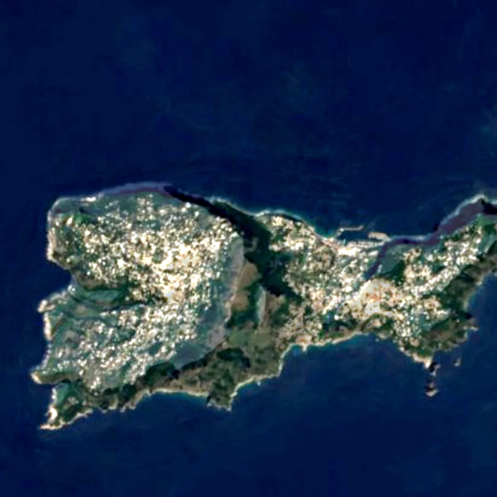 Capri Bird Observatory seen from above (Sentinel-2)