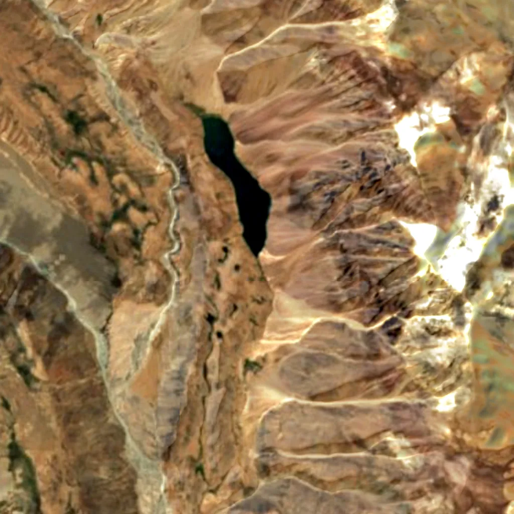 Chandra Taal seen from above (Sentinel-2)