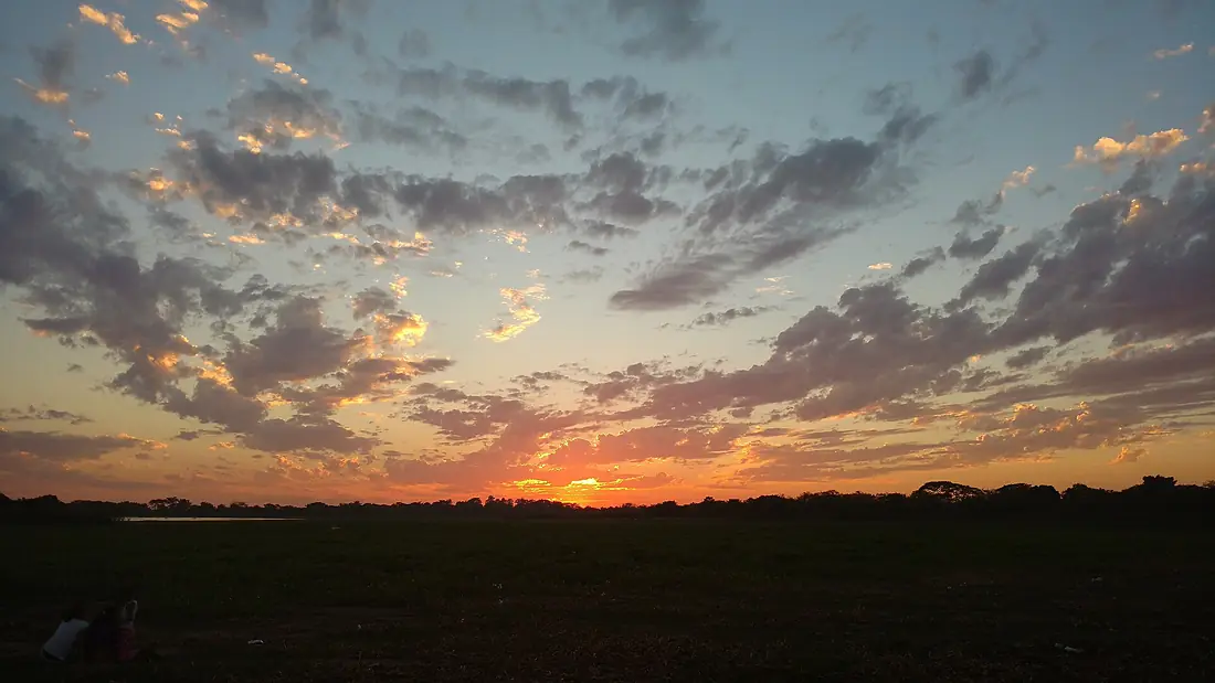 Atardecer en Ciénaga de Zapatosa