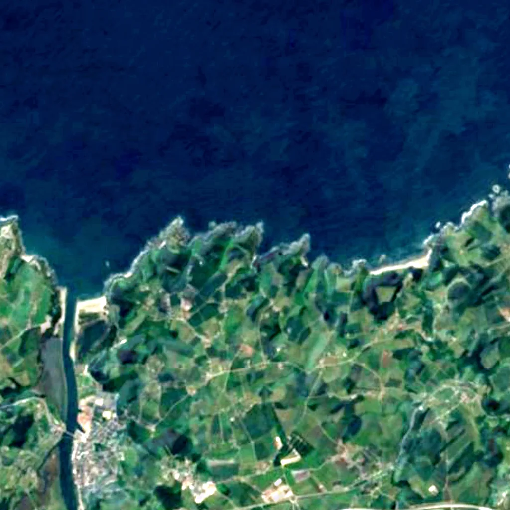 Coedo seen from above (Sentinel-2)