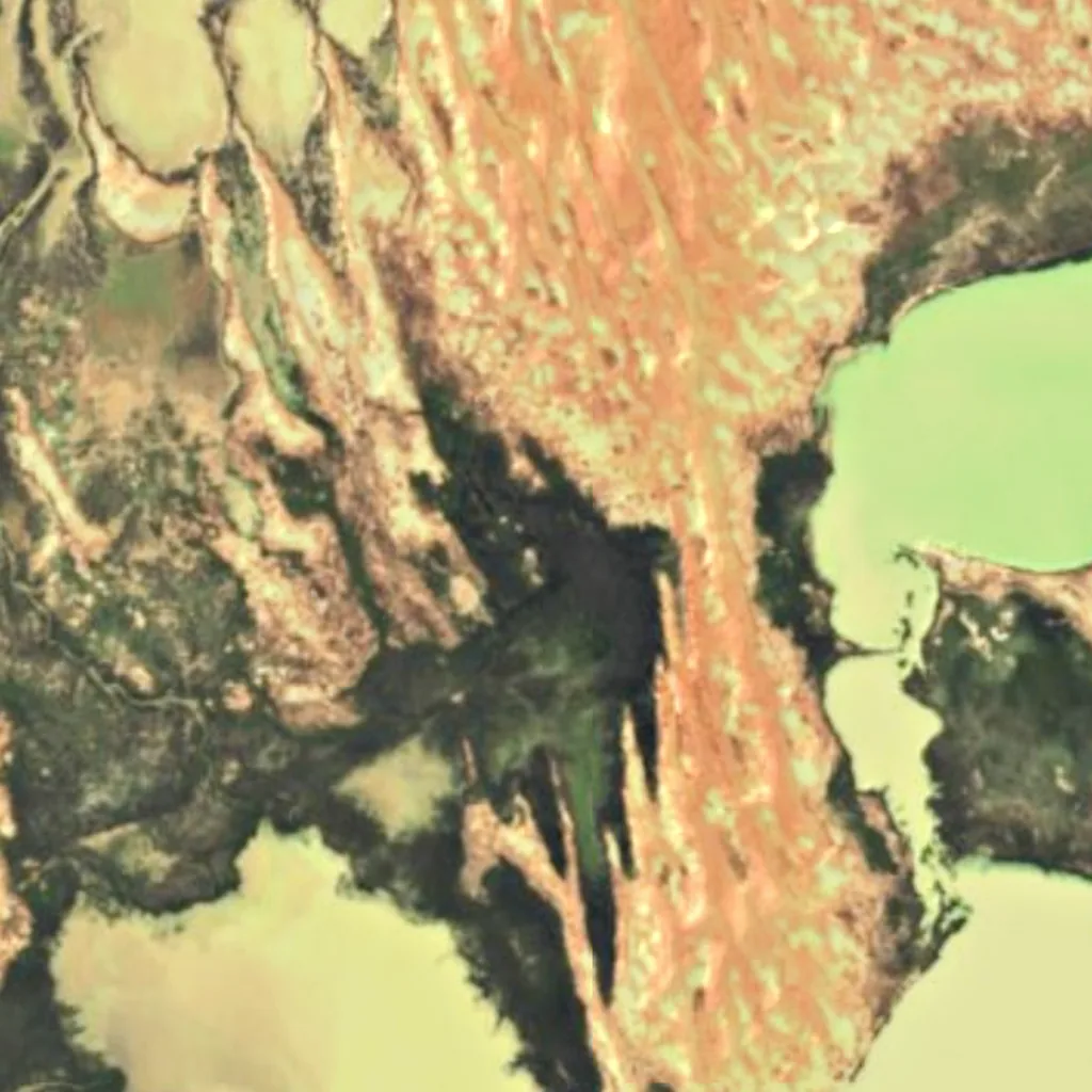 Coongie Lakes seen from above (Sentinel-2)