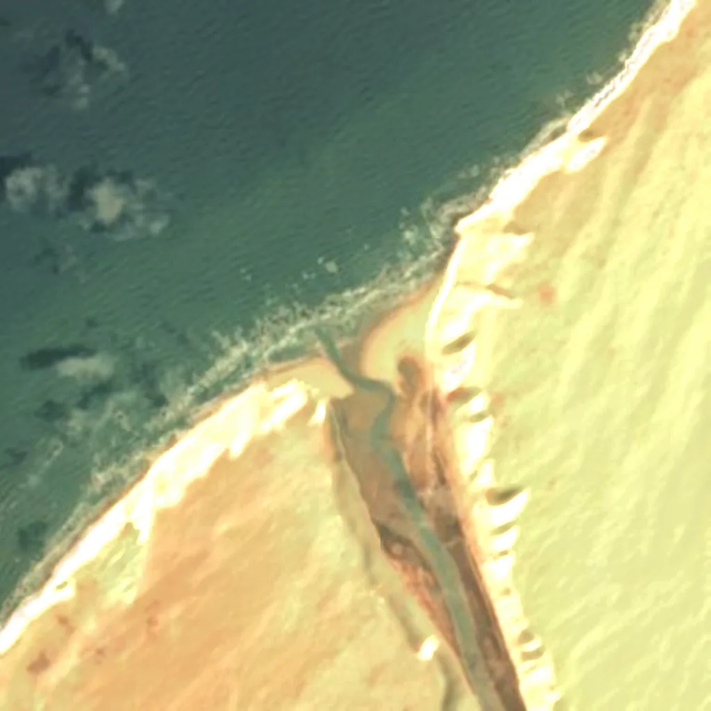 Draa River seen from above (Sentinel-2)