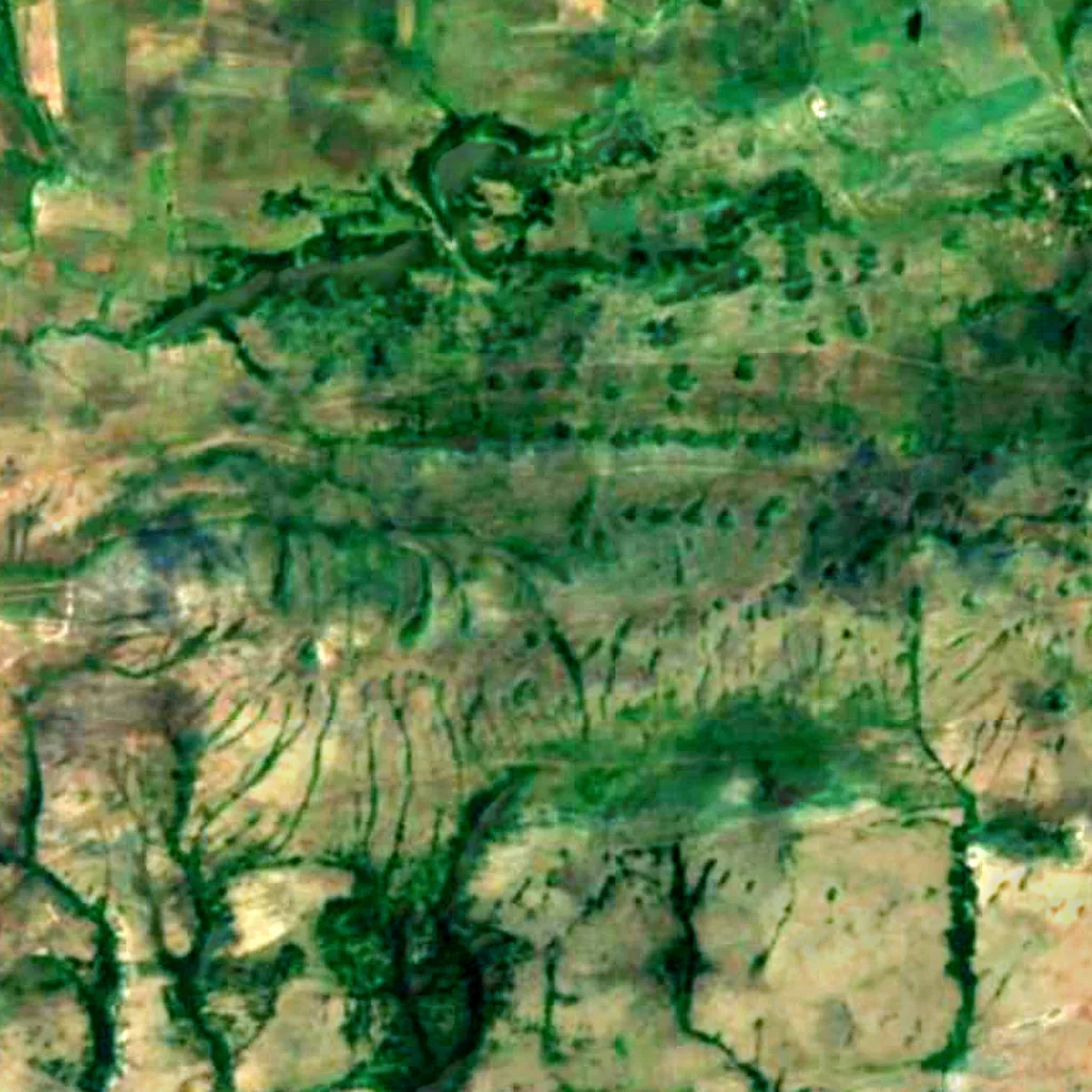 Dragoman marsh seen from above (Sentinel-2)
