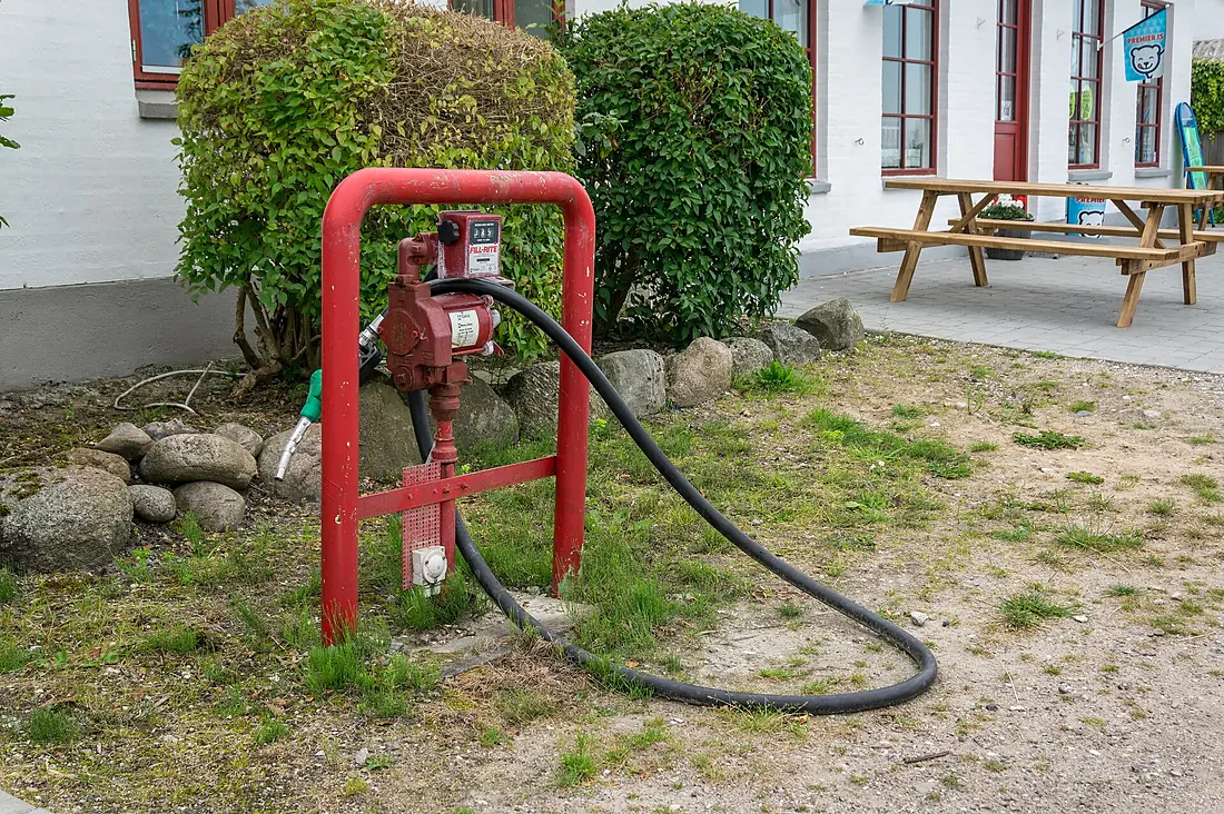 Endelave - Gasstation