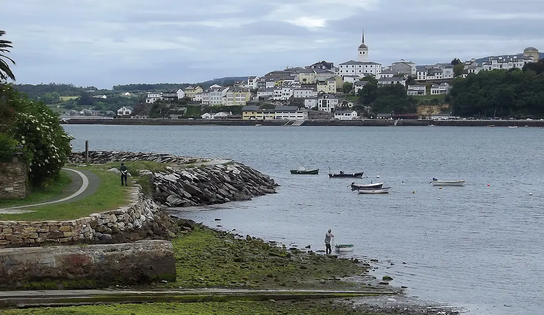 259. Ribadeo to Castropol across Rio Eo