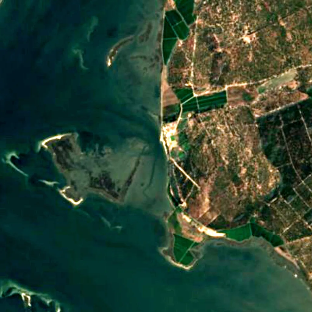 Estuário do Sado (Special Protection Area) seen from above (Sentinel-2)
