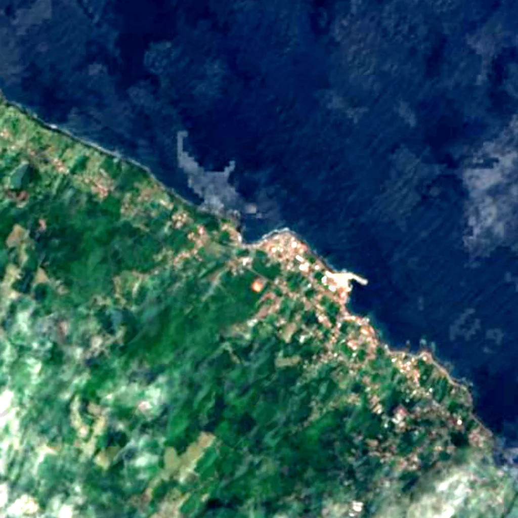Furnas / Sto.António - Ilha do Pico seen from above (Sentinel-2)