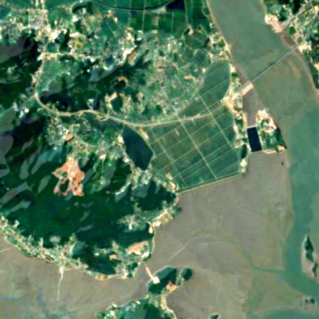 Ganghwa Maehwamarum Habitat seen from above (Sentinel-2)