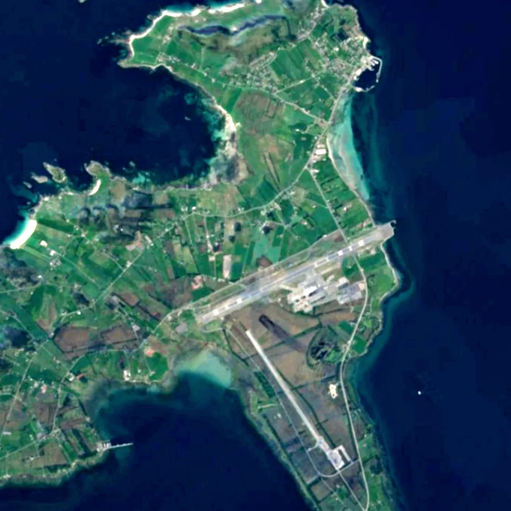 Giske Wetlands System seen from above (Sentinel-2)