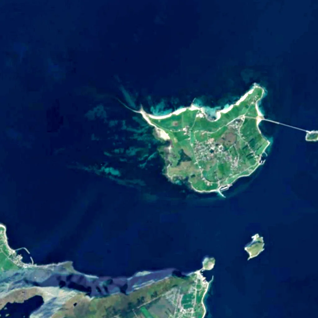 Giske Wildlife Sanctuary seen from above (Sentinel-2)