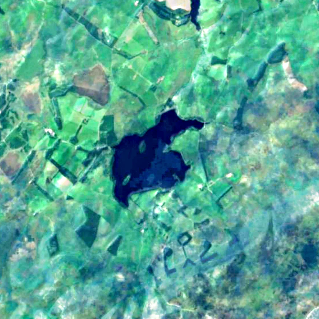 Gladhouse Reservoir seen from above (Sentinel-2)