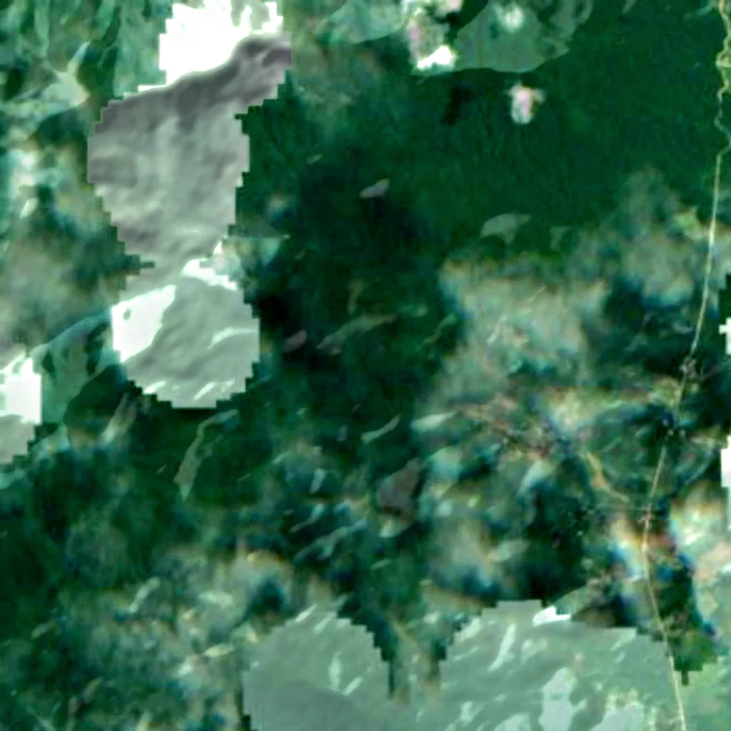 Guaratuba State Environmental Protection Area seen from above (Sentinel-2)