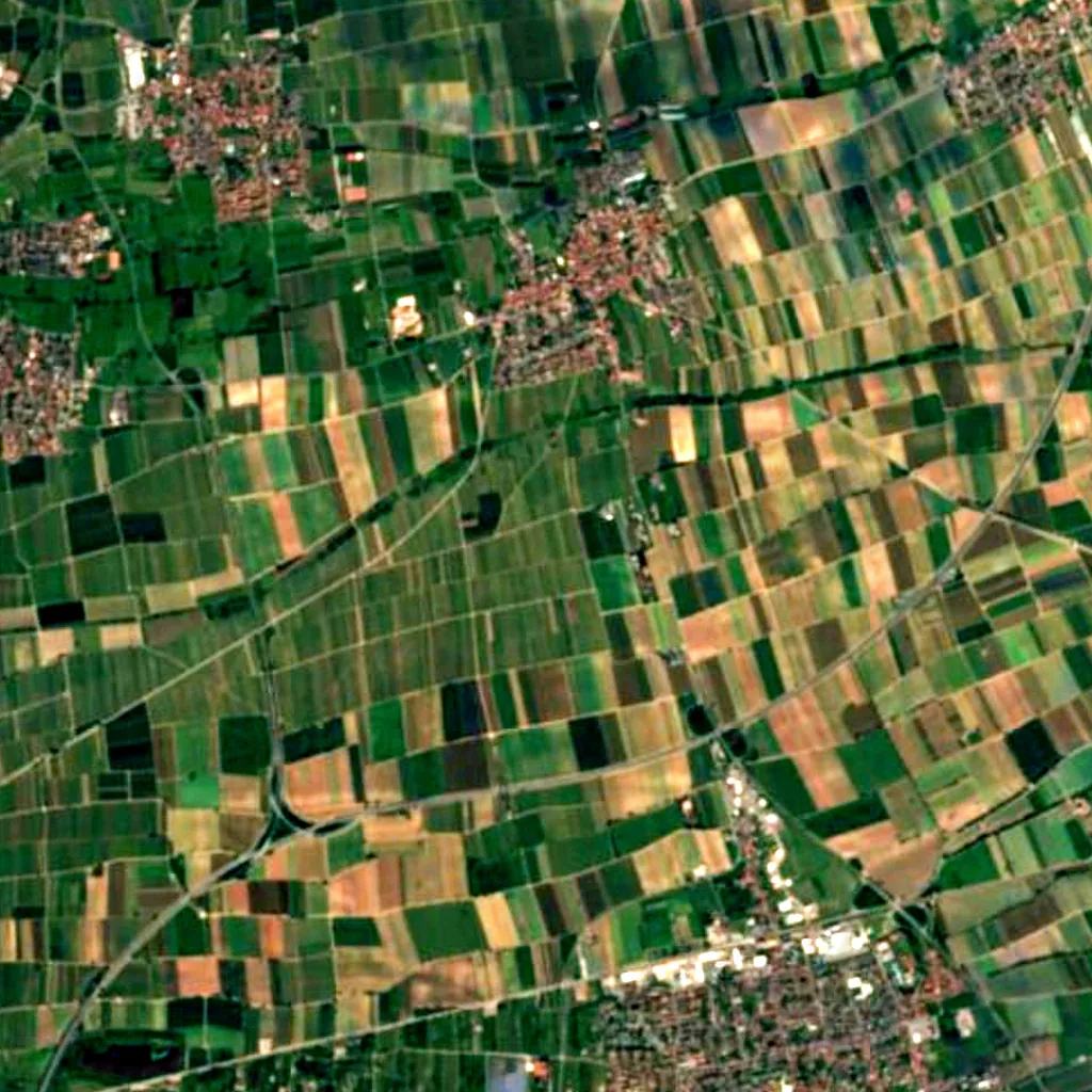 Haardtrand seen from above (Sentinel-2)