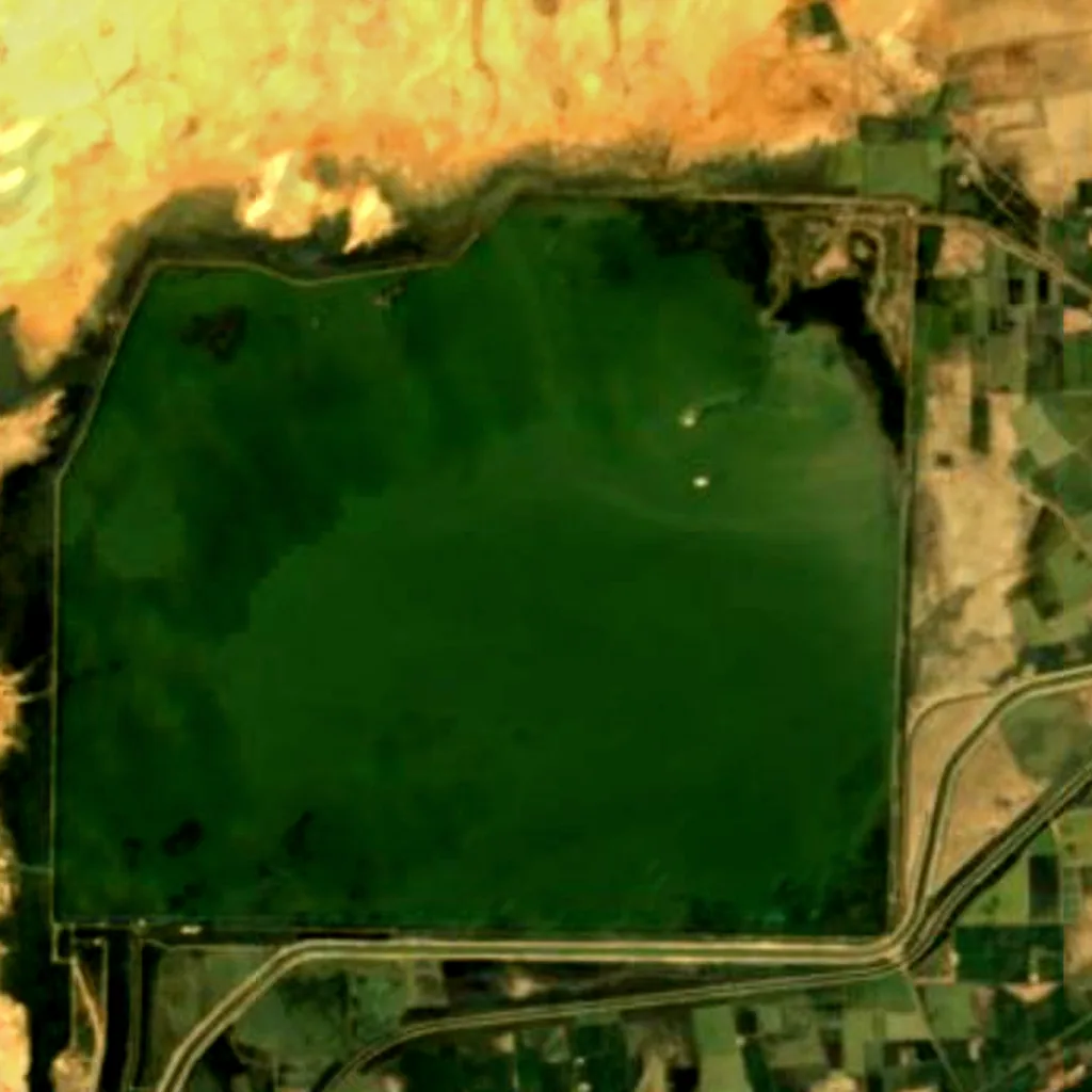 Haleji Lake seen from above (Sentinel-2)
