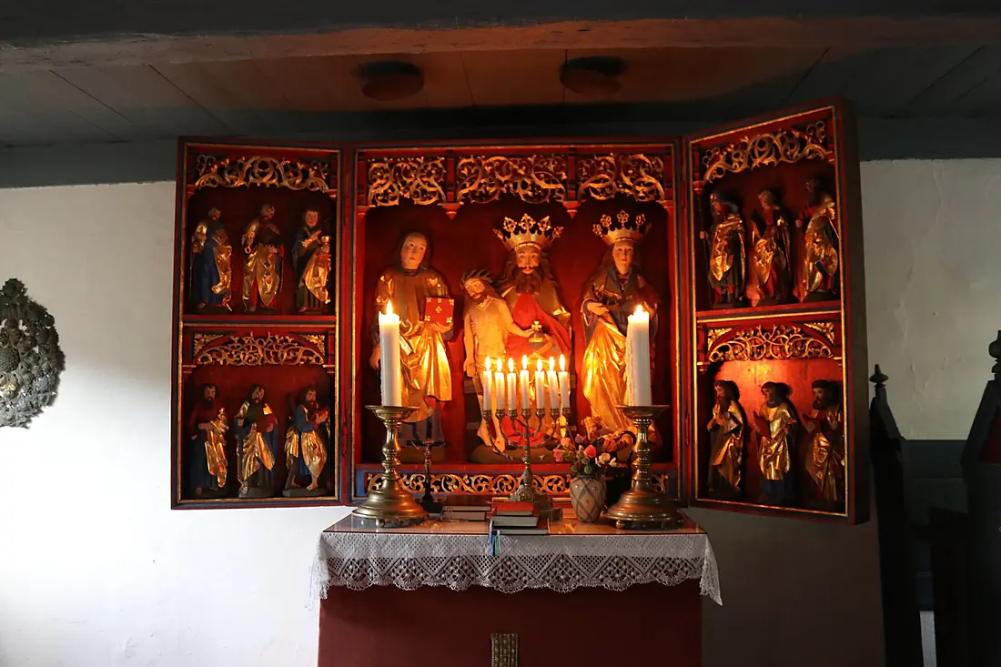 Hirsholmene Kirke altartavle (Matthias Schalk)