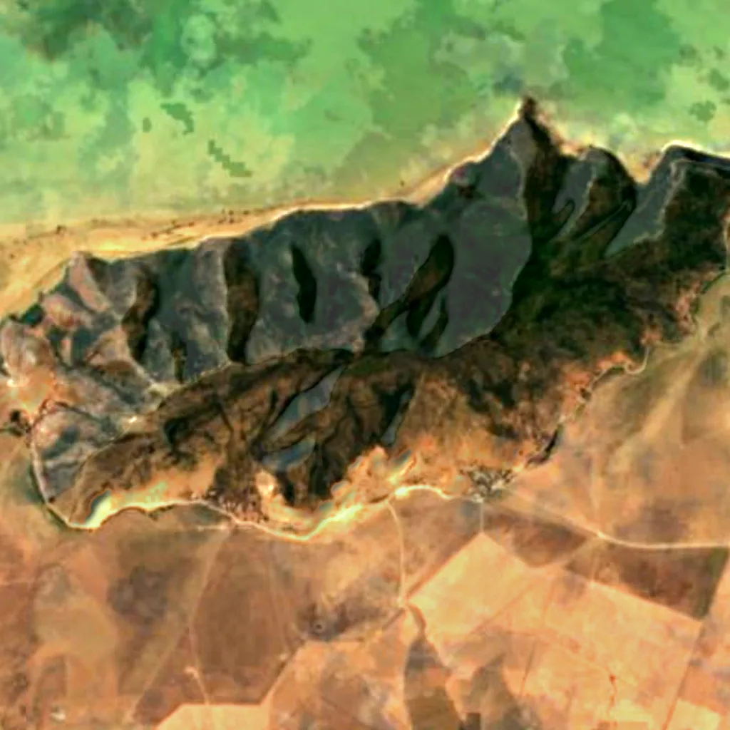 Ichkeul National Park seen from above (Sentinel-2)