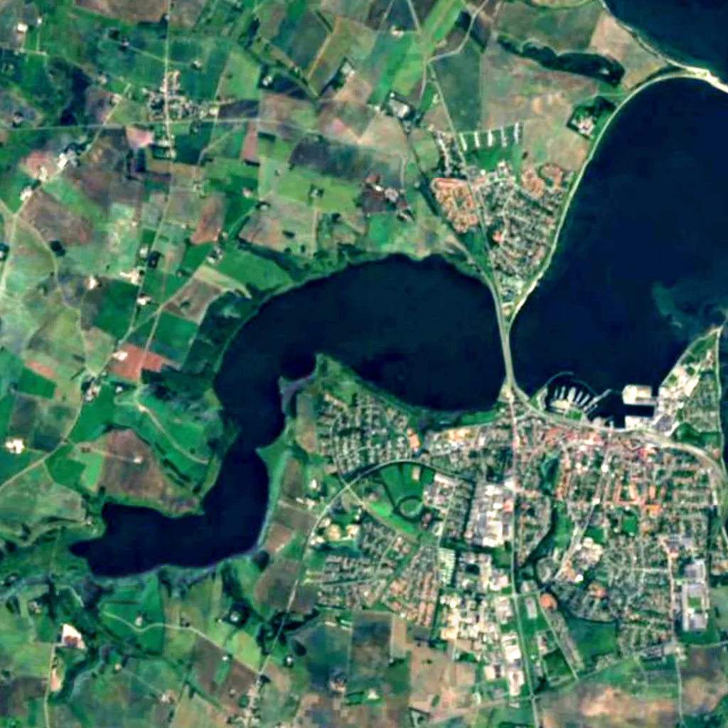 Kilen seen from above (Sentinel-2)