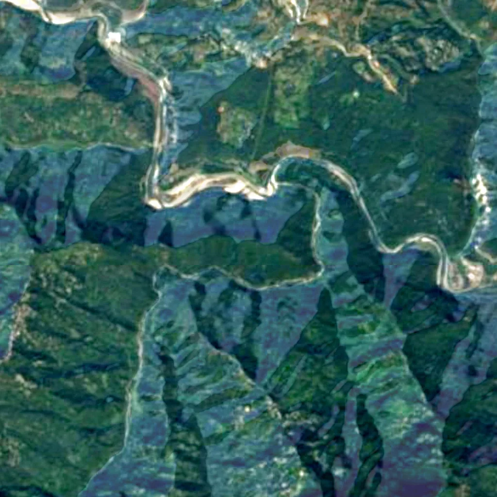 Kitam bird sanctuary seen from above (Sentinel-2)