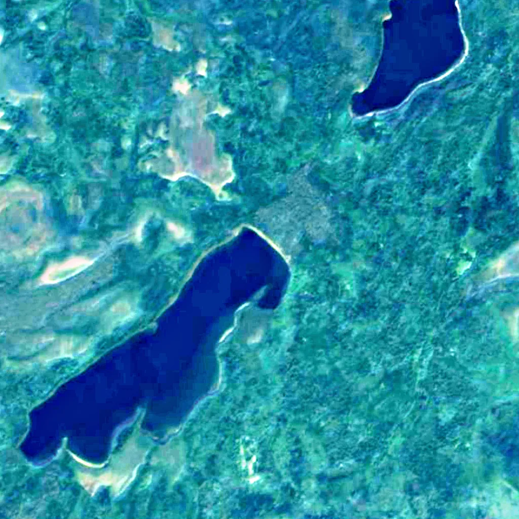 Kurgalsky Peninsula seen from above (Sentinel-2)