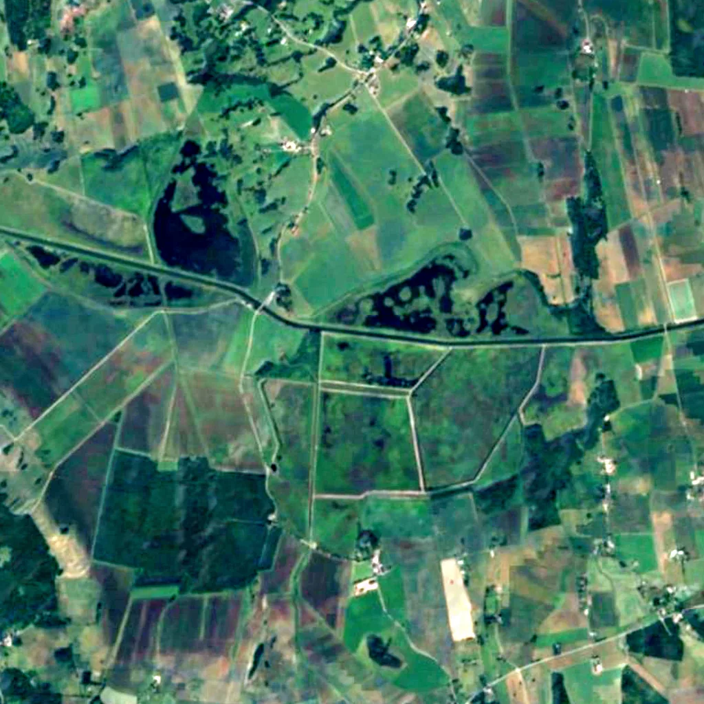 Kvismaren seen from above (Sentinel-2)