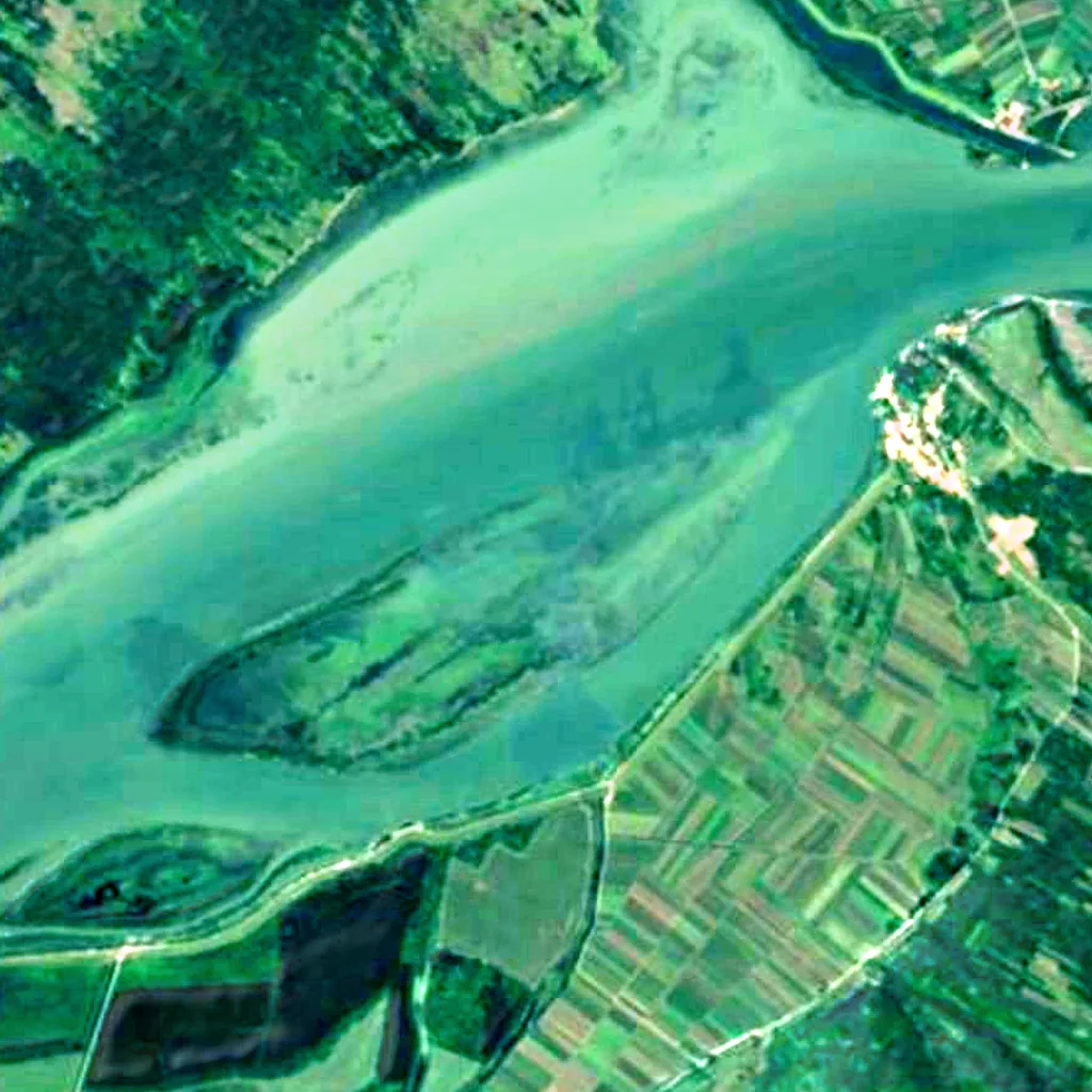 Labudovo okno seen from above (Sentinel-2)