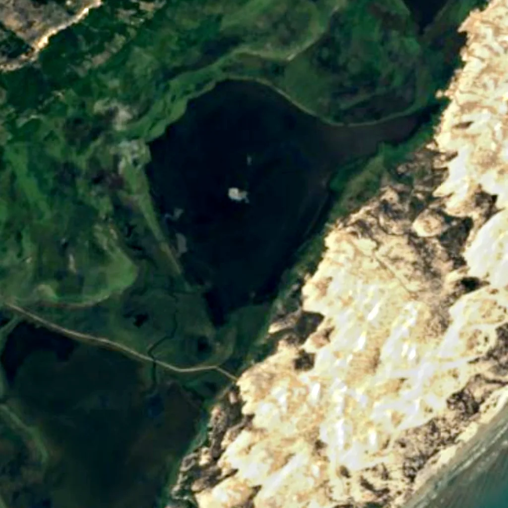 Lagoa do Peixe National Park seen from above (Sentinel-2)
