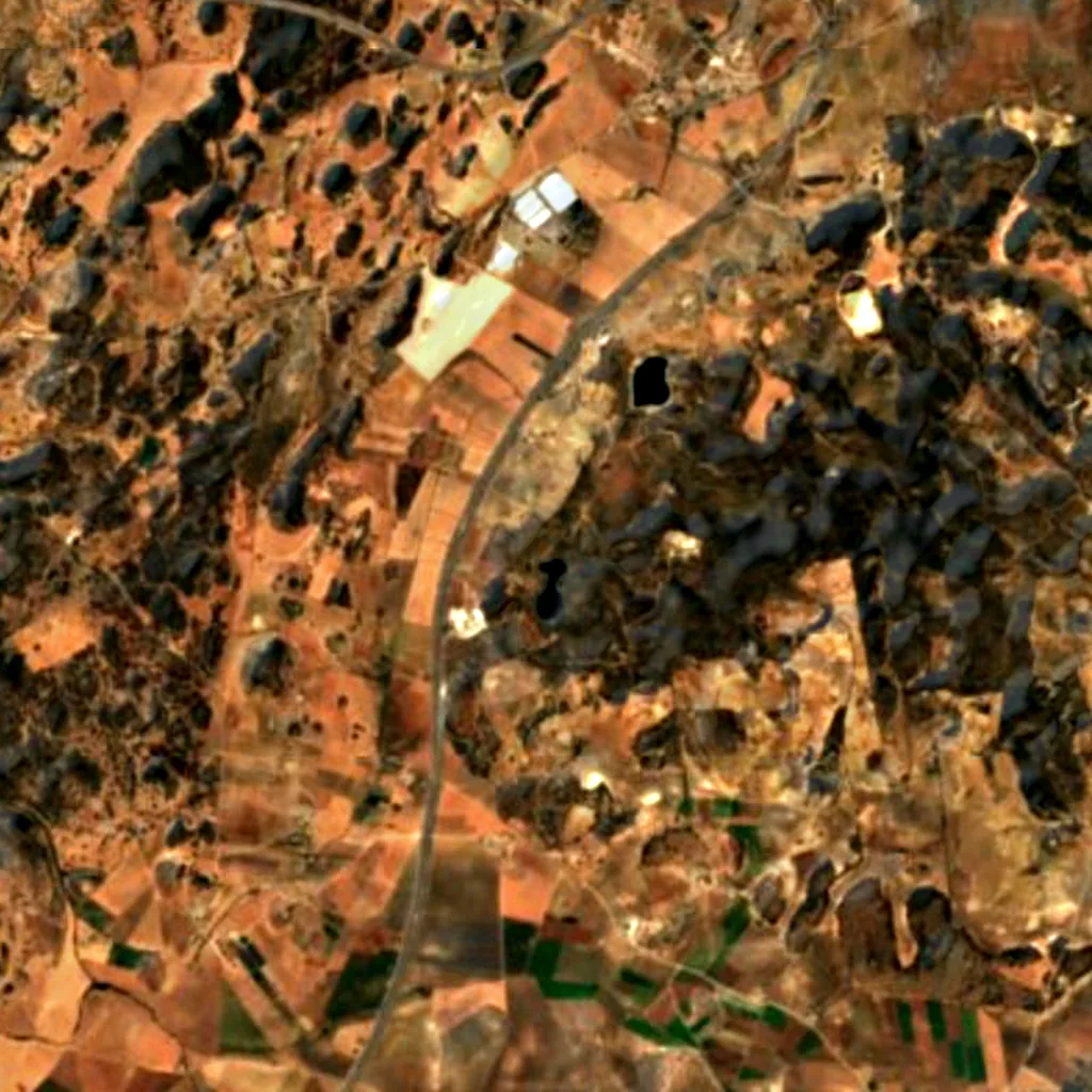 Lagunas de Archidona seen from above (Sentinel-2)