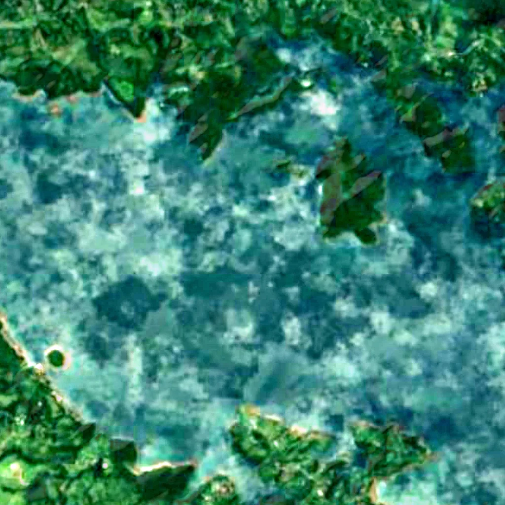 Lake Arenal seen from above (Sentinel-2)