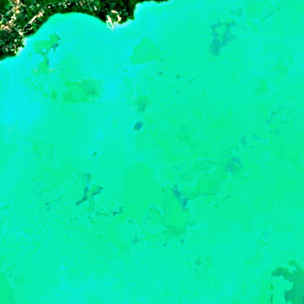 Lake Balaton seen from above (Sentinel-2)