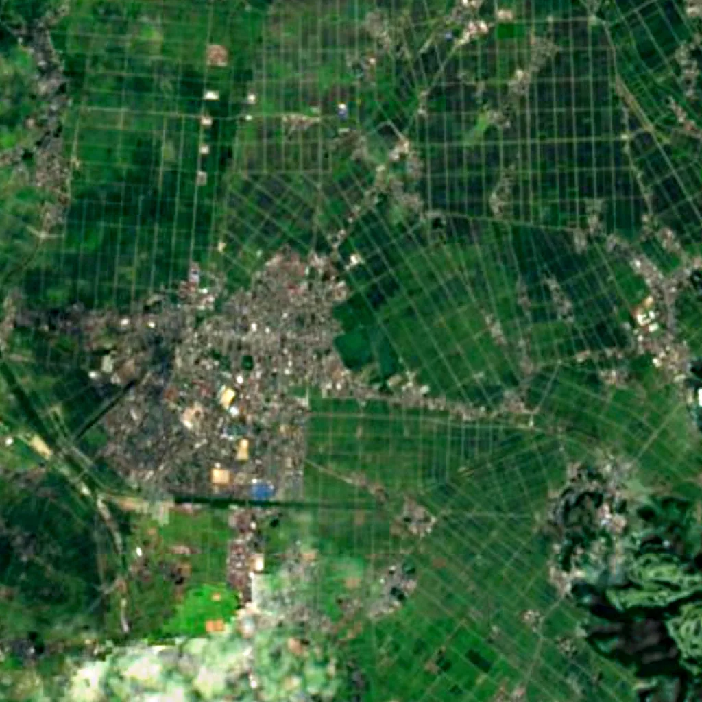 Lake Hyōko seen from above (Sentinel-2)