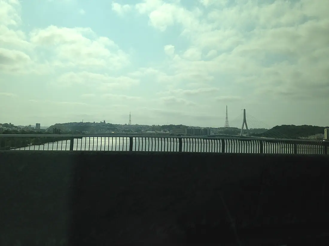 Manko Mudflat from Shin-Naha-Ohashi Bridge 20150318
