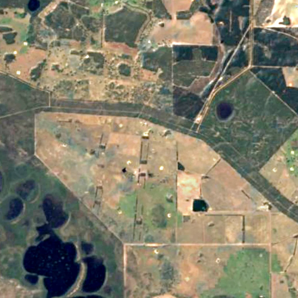 Lake Muir seen from above (Sentinel-2)