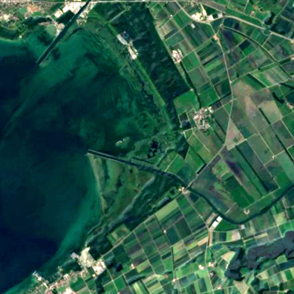Le Fanel seen from above (Sentinel-2)