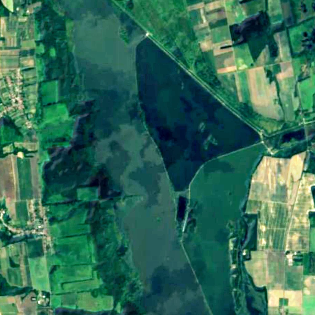 Little Balaton seen from above (Sentinel-2)