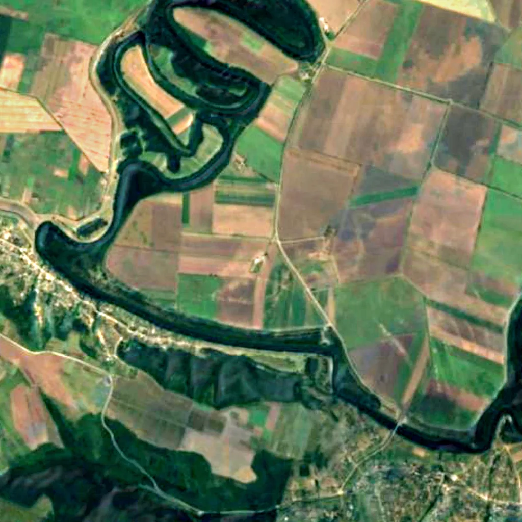 Lower Dniester seen from above (Sentinel-2)