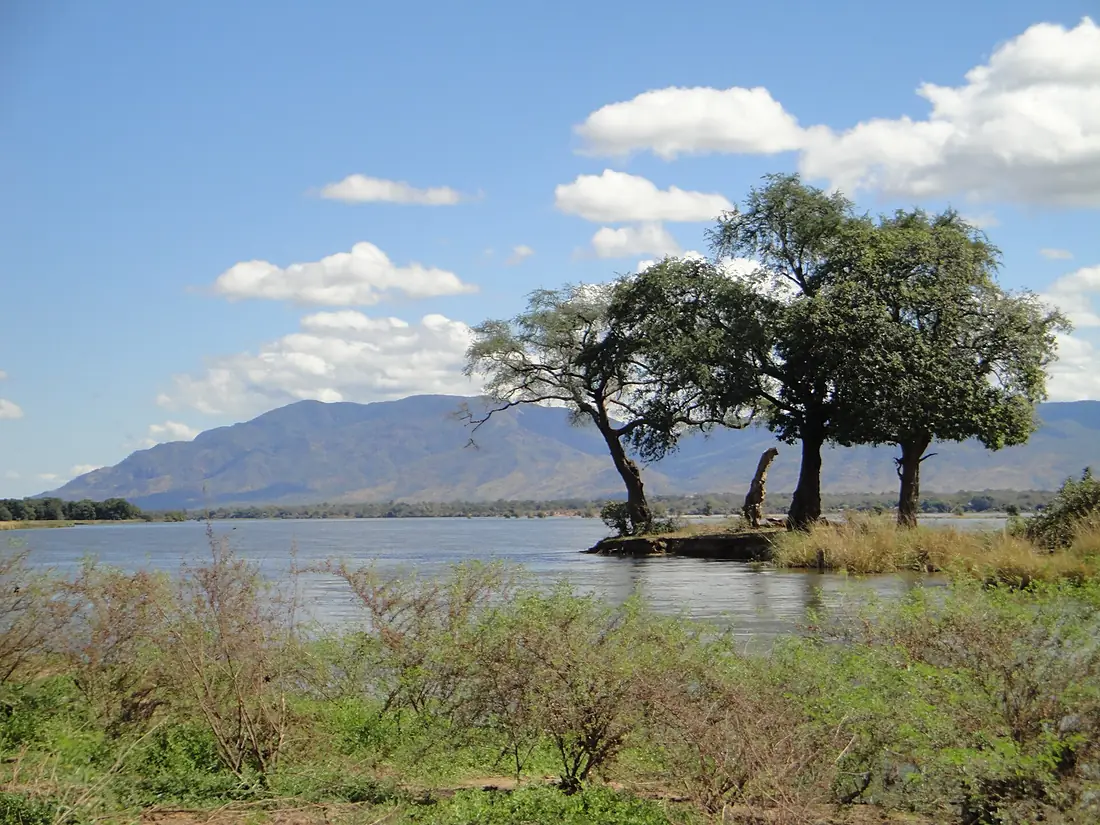 Island in the Zambezi River at Mana Pools National Park-1
