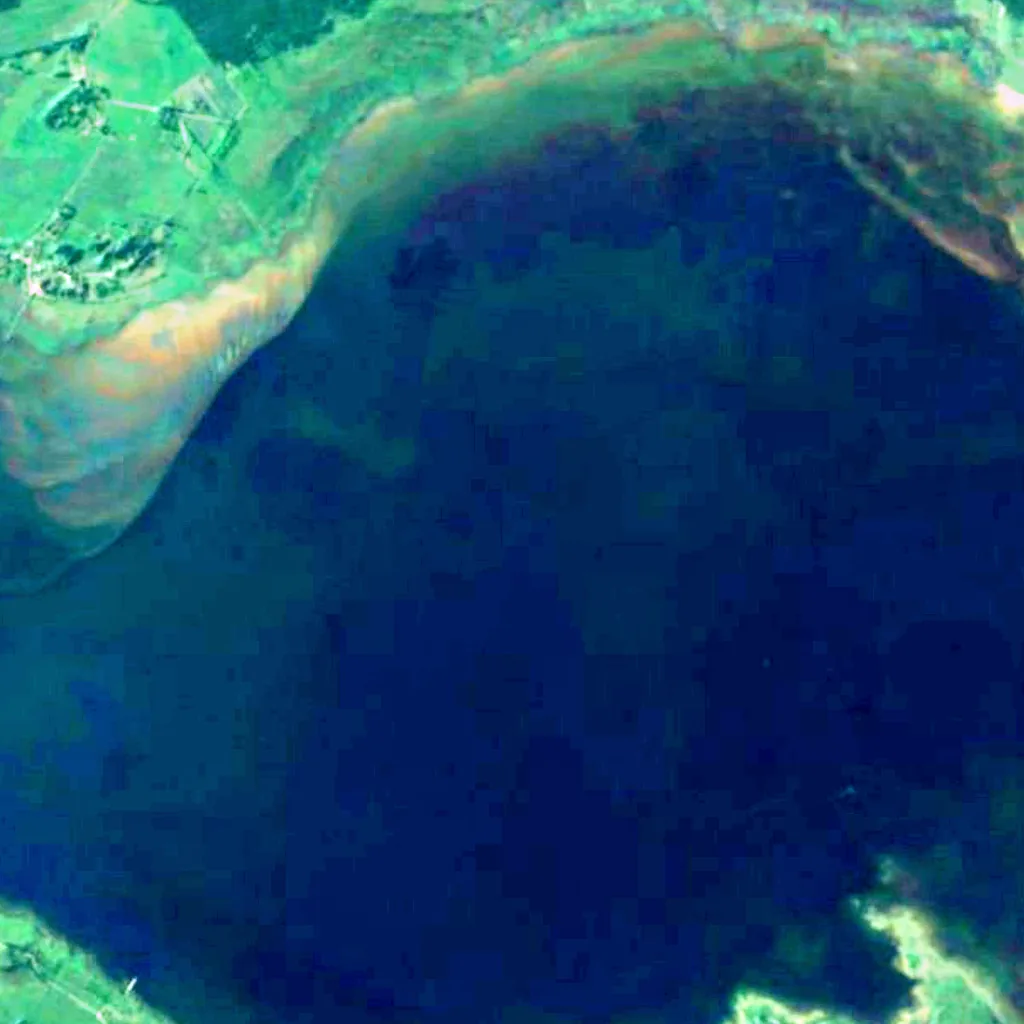 Matsalu National Park seen from above (Sentinel-2)