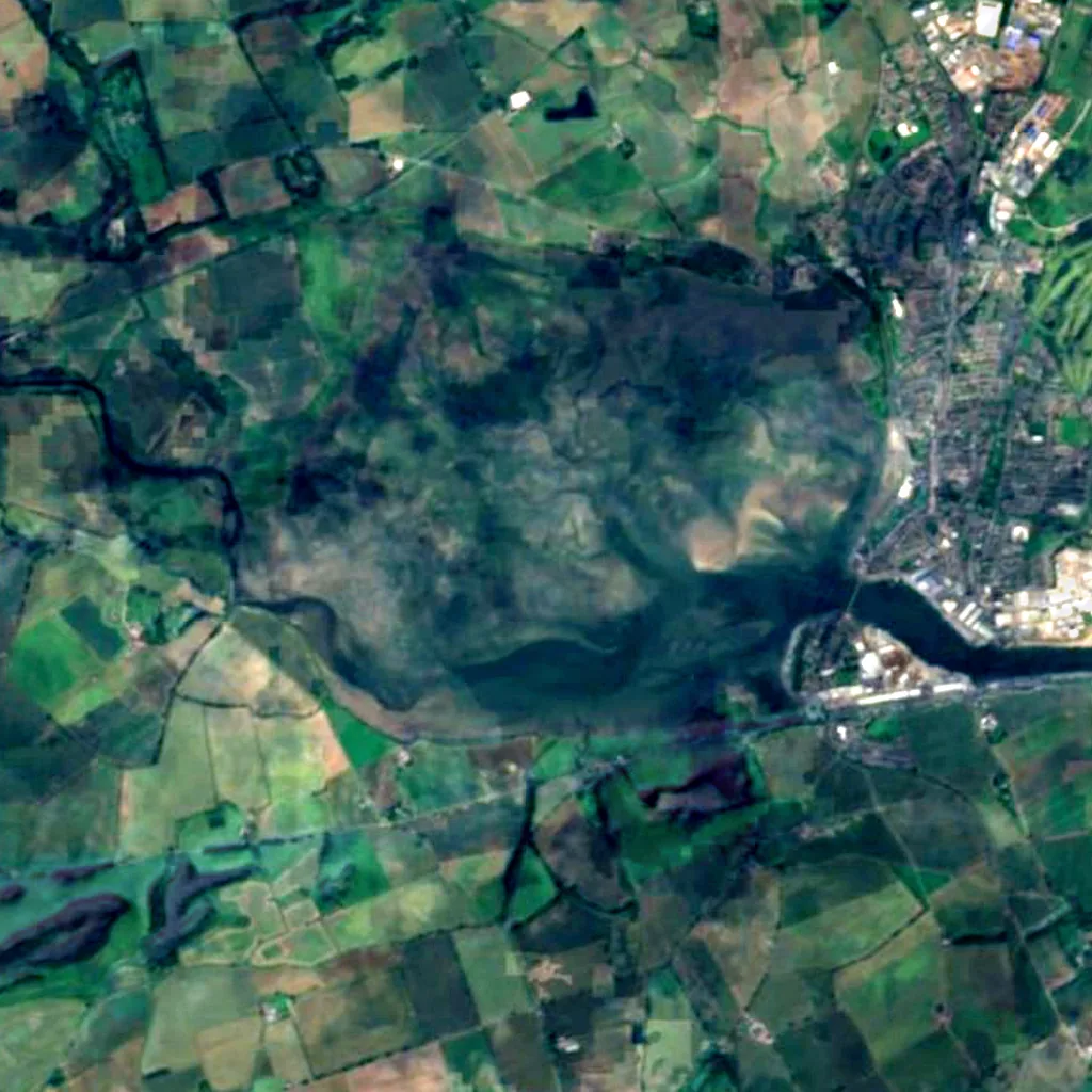 Montrose Basin seen from above (Sentinel-2)