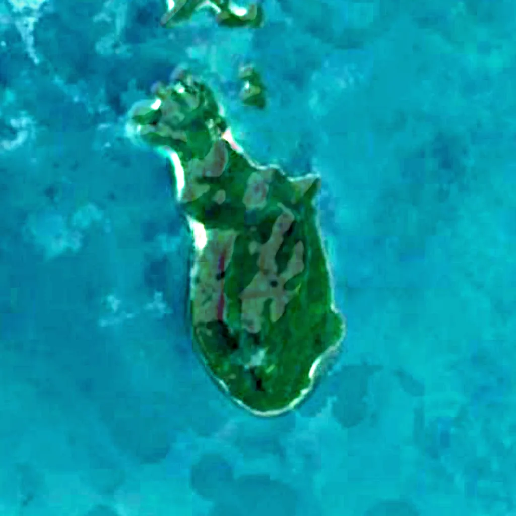 Mu Ko Ang Thong National Park seen from above (Sentinel-2)
