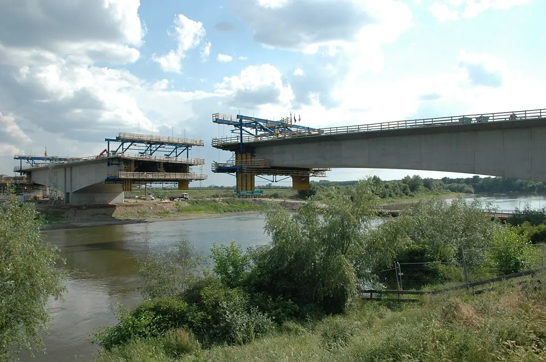 Mureș bridge near Arad, Romania 02
